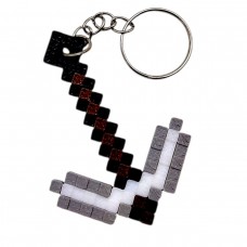3D Брелоки MINECRAFT / МАЙНКРАФТ PICKAXE TOOL / КАЙЛО KEYCHAIN, ЖЕЛЕЗНЫЙ, 3D печать