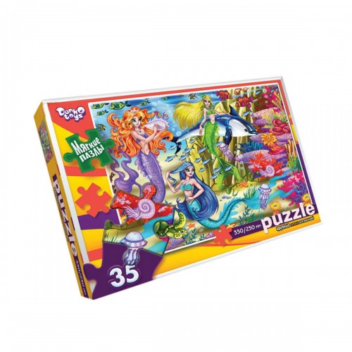 Мягкие пазлы "Русалки", 35 элементов (Dankotoys)