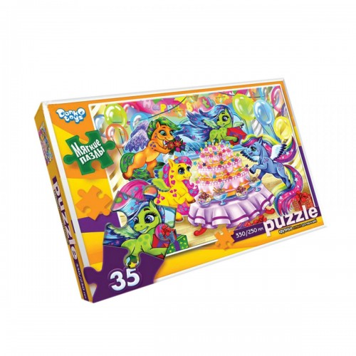 М'які пазли "Поні на вечірці", 35 елементів (Dankotoys)