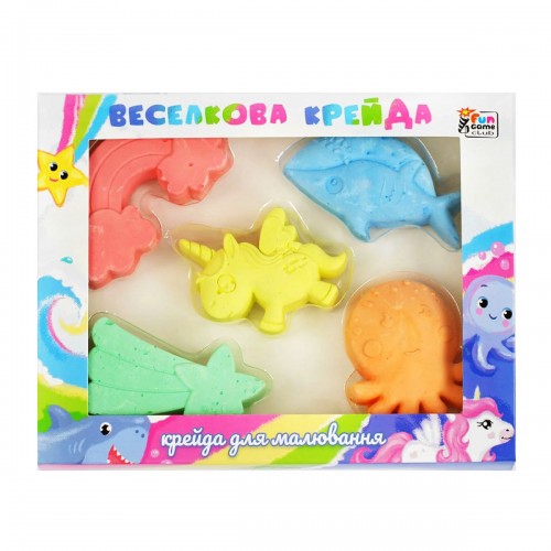 гр Крейда "Морський" 99993 (48) "4FUN Game Club", кольорова, 5 штук, у коробці (MiC)