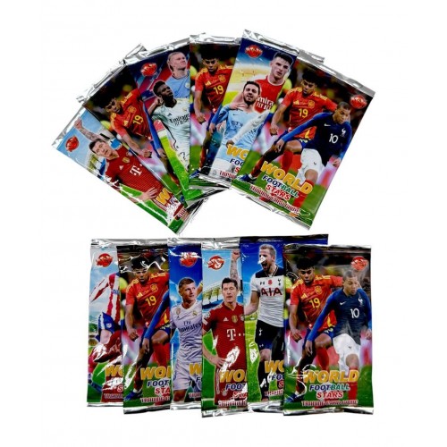 Футболки карты "World football stars", 12 шт. в наборе (МІС)