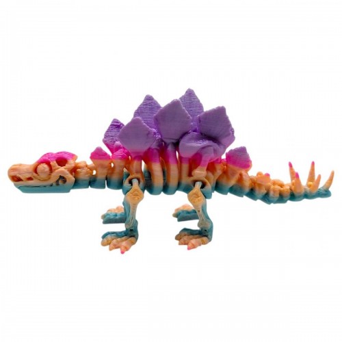 Печатная 3D фигурка динозавр в боксе (Розовая), 3D печать (MiC)