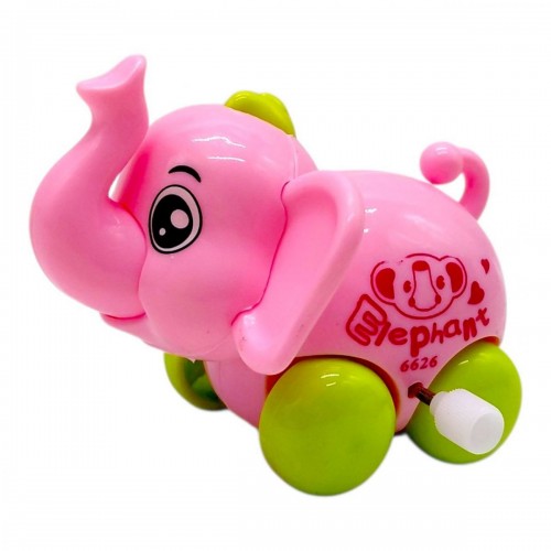 Заводная игрушка "Слоник" (Розовый), цвета в ассортименте (MiC)