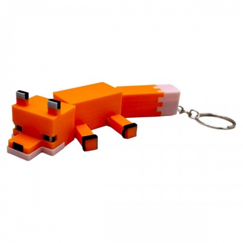 3D Брелоки MINECRAFT / МАЙНКРАФТ FOX/ ЛИСИЧКА KEYCHAIN, 3D друк (OYTOY)