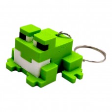 3D Брелоки MINECRAFT / МАЙНКРАФТ FROG / ЖАБКА KEYCHAIN, ЗЕЛЕНА, 3D друк