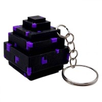 3D Брелоки MINECRAFT / МАЙНКРАФТ DRAGON EGG / ЯЙЦЕ ДРАКОНА KEYCHAIN, 3D друк