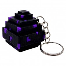 3D Брелоки MINECRAFT / МАЙНКРАФТ DRAGON EGG / ЯЙЦЕ ДРАКОНА KEYCHAIN, 3D друк