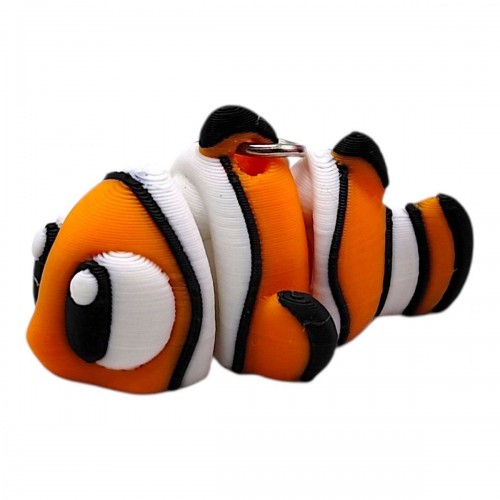 3D Брелоки "CUTE FLEXI TROPICAL FISH / ТРОПИЧНАЯ РЫБА", Keychain, 3D печать (OYTOY)