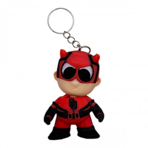 3D Брелоки HERO DAREDEVIL MARvel/ СМІЛИВЕЦЬ Марвел KEYCHAIN, 3D друк (OYTOY)