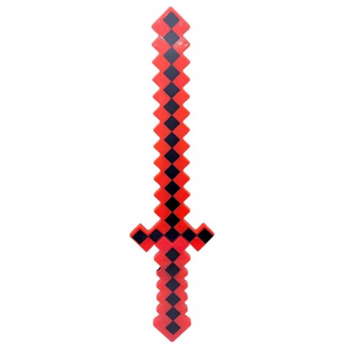 Светящийся алмазный меч "MINECRAFT" музыкальный (Красный) (MiC)