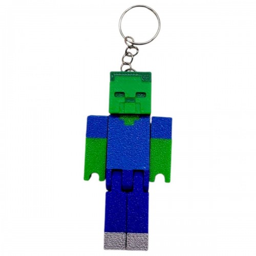 3D Брелоки MINECRAFT / МАЙНКРАФТ ZOMBIE / ЗОМБи KEYCHAIN, 3D печать (OYTOY)