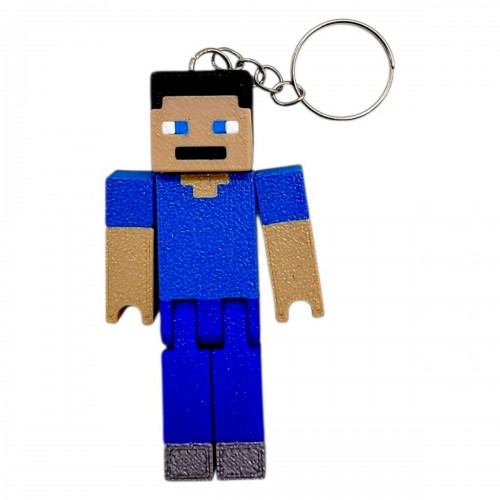3D Брелоки MINECRAFT / МАЙНКРАФТ STEVE / СТИВ KEYCHAIN, 3D печать (OYTOY)