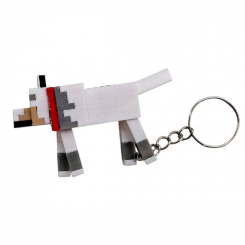 3D Брелоки MINECRAFT / МАЙНКРАФТ WOLF / ВОВК KEYCHAIN, 3D друк (OYTOY)