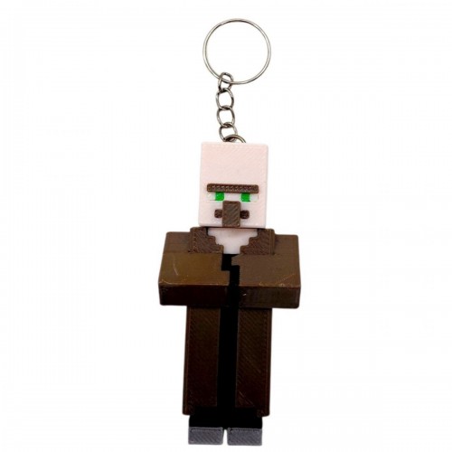 3D Брелоки MINECRAFT / МАЙНКРАФТ VILLAGER / КРЕСТЬЯНИН KEYCHAIN, 3D печать (OYTOY)