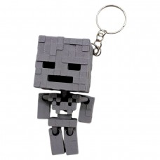 3D Брелоки MINECRAFT / МАЙНКРАФТ CHUBBY SKELETON / СКЕЛЕТ ГОЛОВАСТИК KEYCHAIN, 3D друк