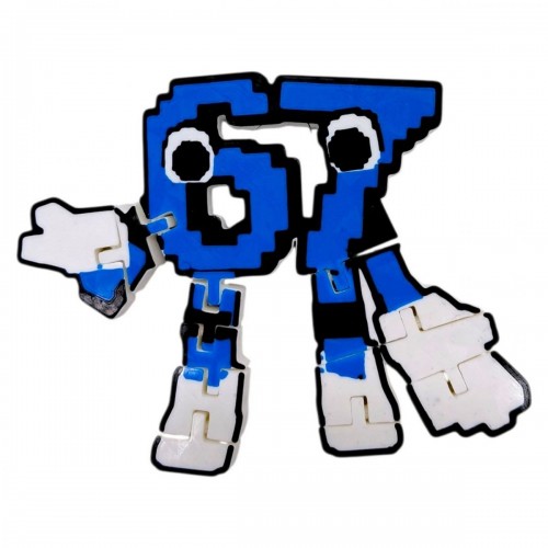 Антистрес ROBLOX 67 / 67 BRAINROT SIX-SEVEN KEYCHAIN, 3D друк (OYTOY)