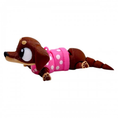 3D Брелоки CUTE DACHSHUND / ТАКСА KEYCHAINN, 3D друк (OYTOY)
