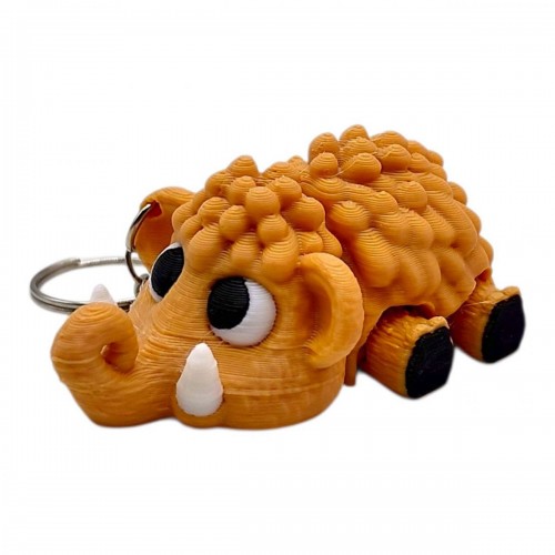 3D Брелоки "CUTE MAMMOTH / Милый МАМОНТ", Keychain, 3D печать (OYTOY)