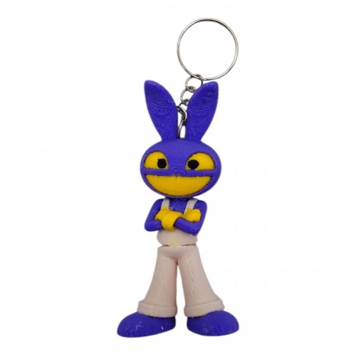 3D Брелоки FLEXI JAX (The Amazing Digital Circus) / ДЖАКС ЦИФРОВИЙ ЦИРК KEYCHAIN, 3D друк (OYTOY)