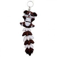 3D Брелоки FLEXI DOG LONG TAIL/ СОБАКА ХВОСТИК KEYCHAIN, 3D печать