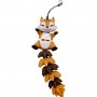 3D Брелоки FLEXI SQUIRREL LONG TAIL/ БІЛКА ХВОСТИК KEYCHAIN, 3D друк (OYTOY)