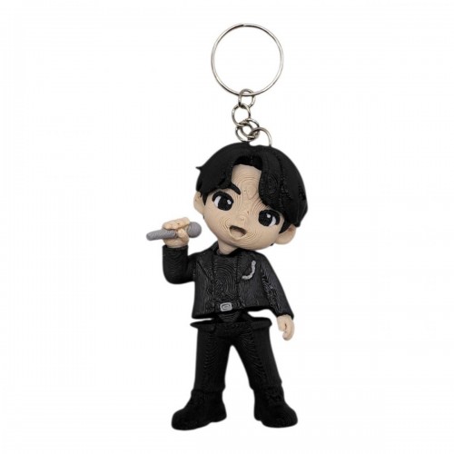 3D Брелоки HERO K-POP BTS Чон Джонгу́к / ПЕВЕЦ БТС Jeon Jeongkuk, KEYCHAIN, 3D печать (OYTOY)