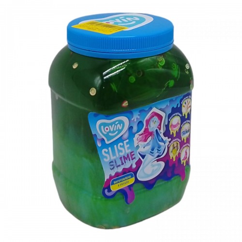 Слайм-антистресс "Lovin: Big slime", изумрудный (Окто)