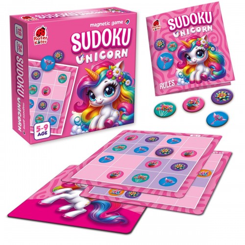 Магнітна гра "ROTER KAFER. SUDOKU: UNICORN" ROTERKAFER (RoterKafer)
