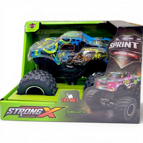 Машина інерційна "STRONG RACERS" (СИНІЙ) (xhx toys)