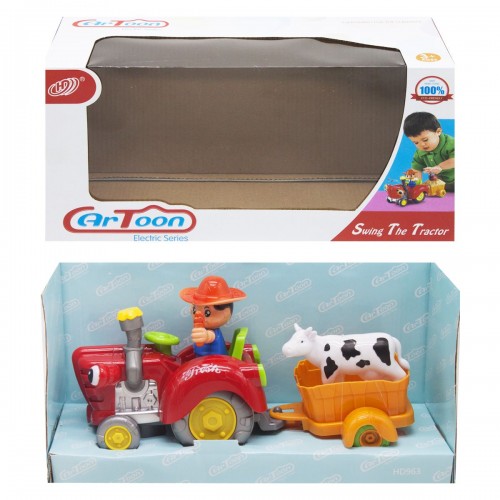 Трактор "Swing The Tractor", красный (JIA DU TOYS)