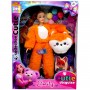 Кукла в меховых костюмах, аксессуар короб. 24*6*33см (MiC)