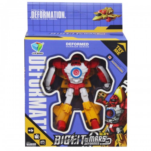 Трансформер "Deformation warrior", білий (Jia Bang)
