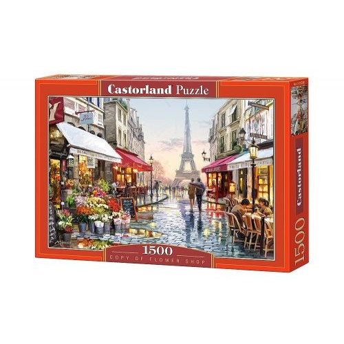 Пазлы "Цветочный магазин в Париже", 1500 эл (Castorland)