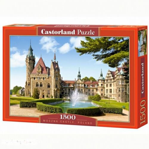Пазлы "Замок в Польше, Moszna Castle, Poland", 1500 эл (Castorland)