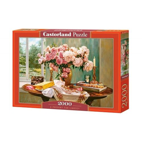Пазлы "Букет прекрасных роз", 2000 элементов (Castorland)