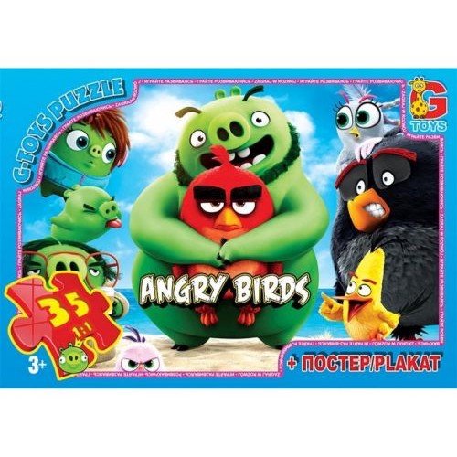 Пазлы "Angry Birds", 35 эл. (Gtoys)