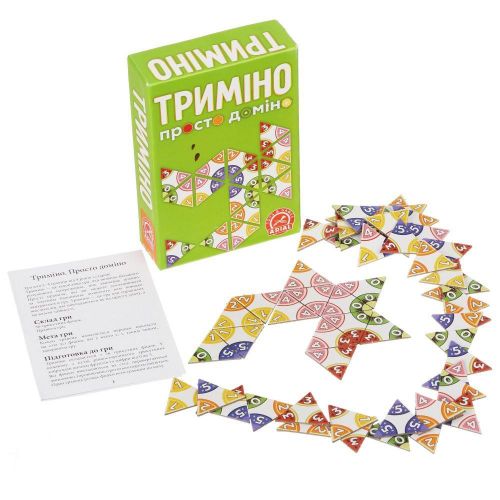 Настольная игра "Тримино", укр (Arial)