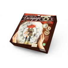 Комплект креативного творчества "Decoupage Clock Мелодия дождя", с рамкой
