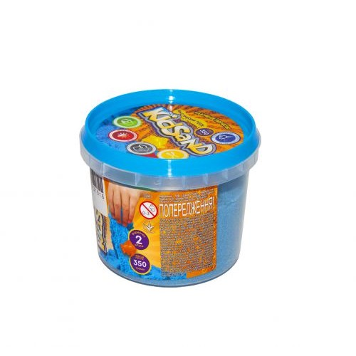 Кинетический песок "KidSand", синий, KS-01-03, 350 г (Dankotoys)