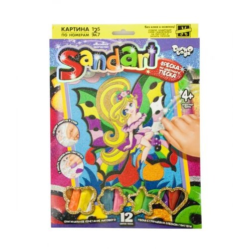 Набор для творчества "Sandart" Волшебная фея SA-01-10 (Dankotoys)