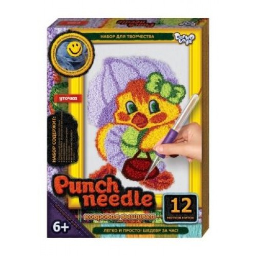 Килимова вишивка "Punch needle: Каченя" PN-01-03 (Dankotoys)