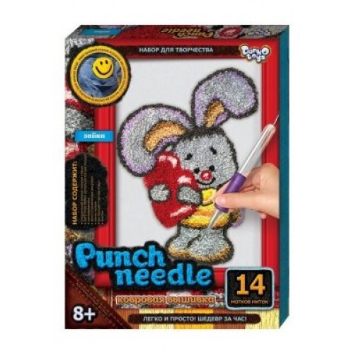 Ковровая вышивка "Punch needle: Зайка" PN-01-10 (Dankotoys)