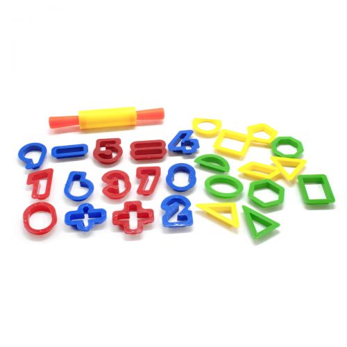 Набор для лепки "Цифры и формы" (Play Toys)