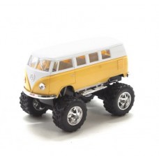 Машинка KINSMART "Volkswagen T2 BUS Off-Road" (желтая)