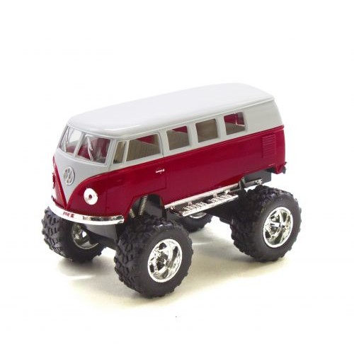 Машинка KINSMART "Volkswagen T2 BUS Off-Road" (бордовая) (Kinsmart)