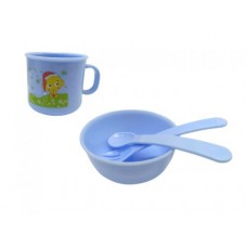 Набор посуды для детей "Honey Baby" (синий)
