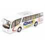 Инерционный автобус "Coach" (белый) (Kinsmart)