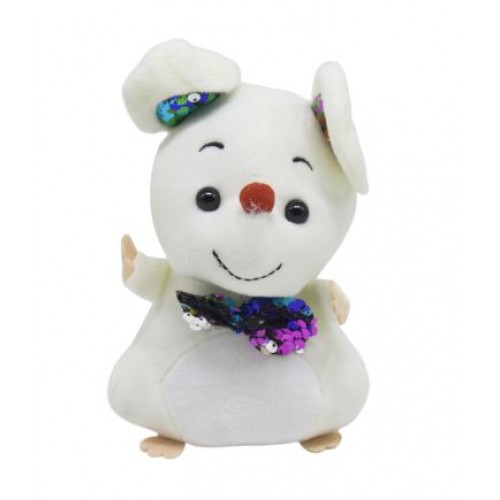 М'яка іграшка "Мишка з краваткою" (біла) (MiC)