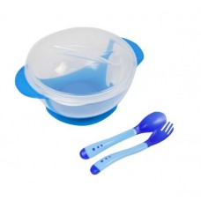 Набор детской посуды (синяя)