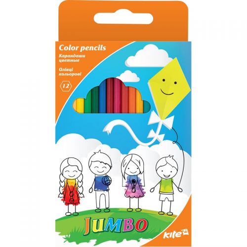 Цветные карандаши "Jumbo", 12 цветов (MiC)